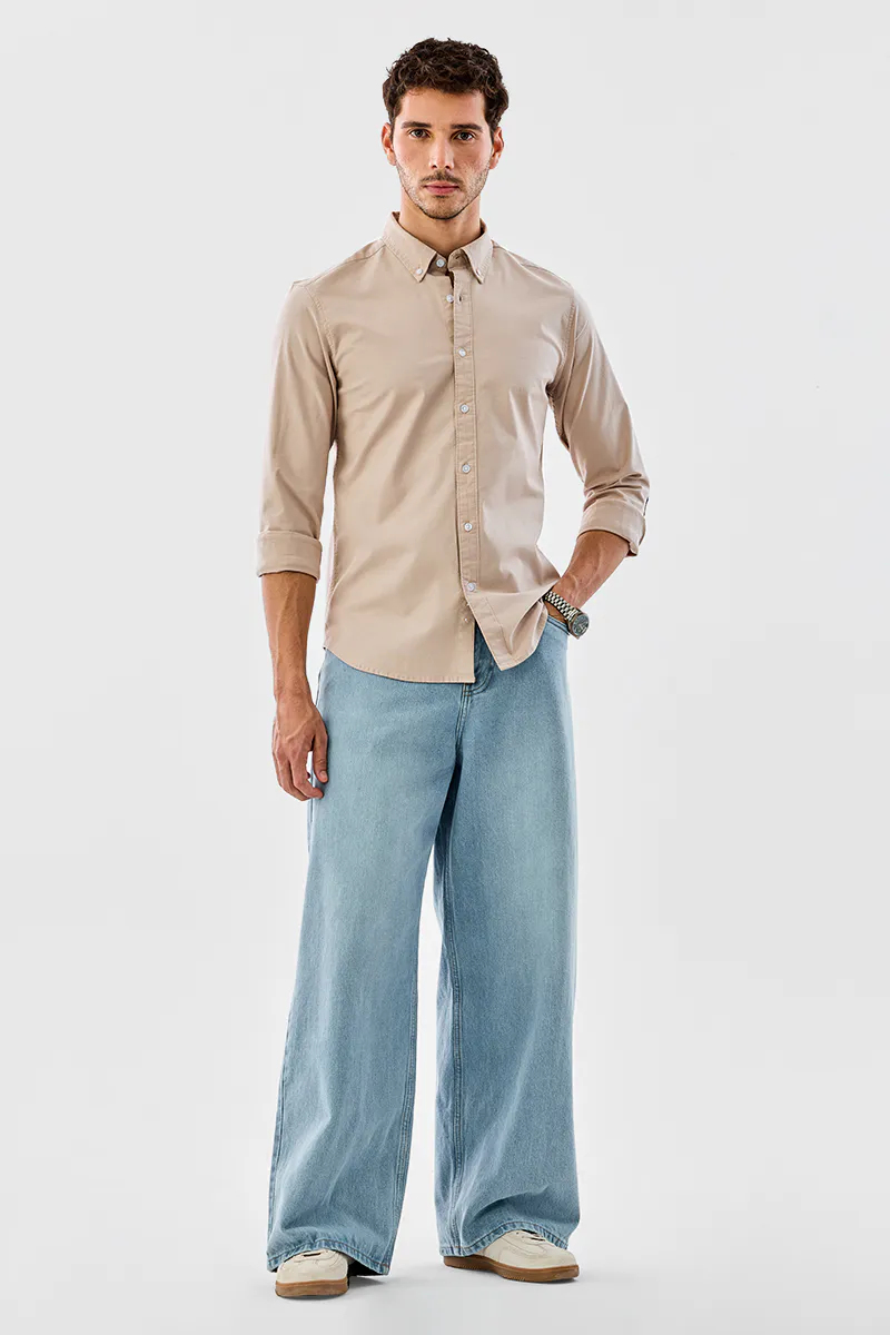 Drezola Best light beige Shirt for Men | Best casual Shirt for men - Image 4