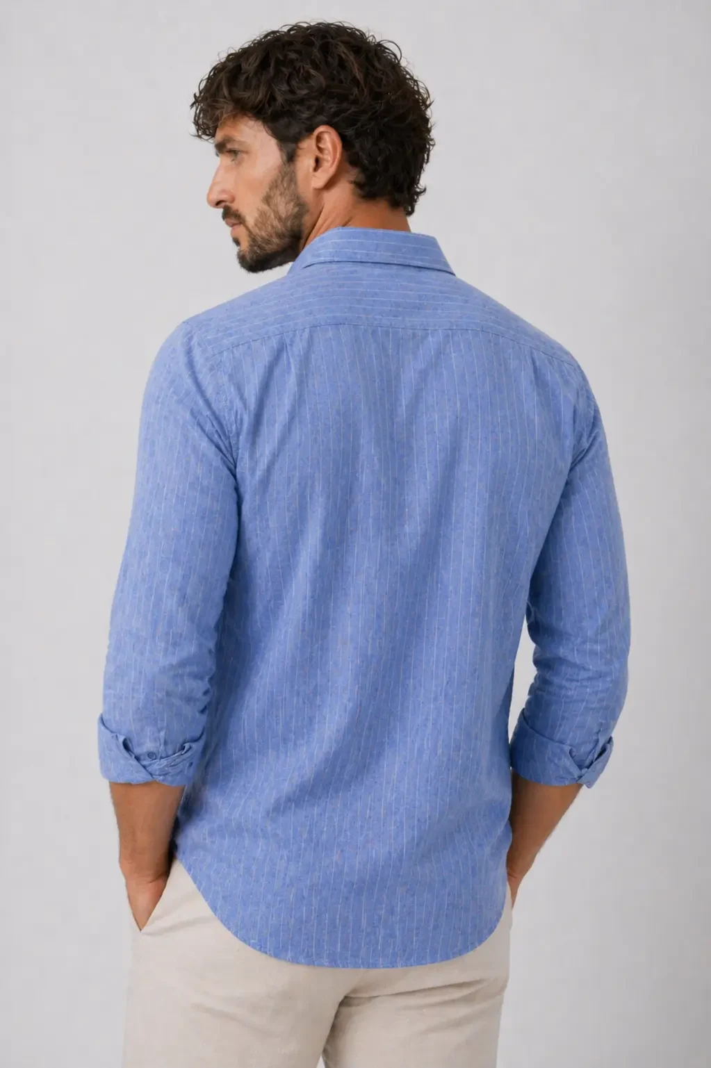 Drezola Best light Blue Shirt for Men | Party Wear & Office Wear - Image 2